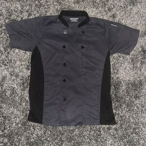 Unisex Dark Grey Chef Coat